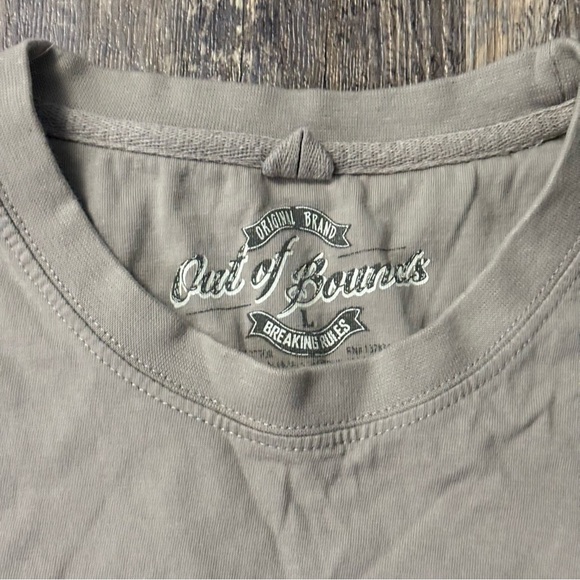 Original brand out of bounds breaking rules size large ground control shirt - Picture 3 of 7